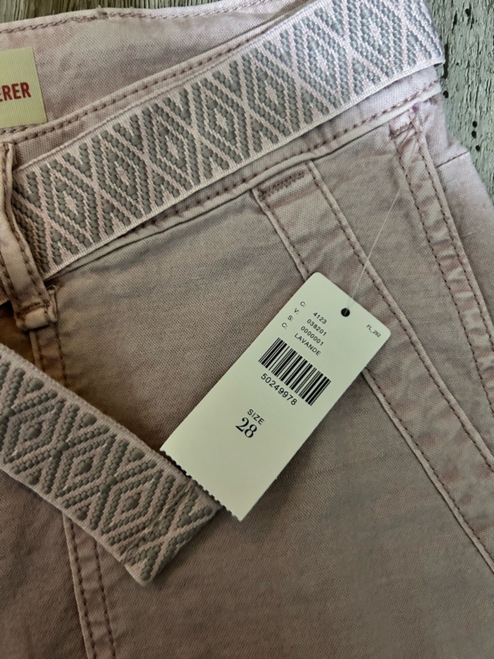 NWT Anthropologie ‘The Wanderer’ Utility Cotton Linen Blend Cropped Pants - Picture 4 of 7